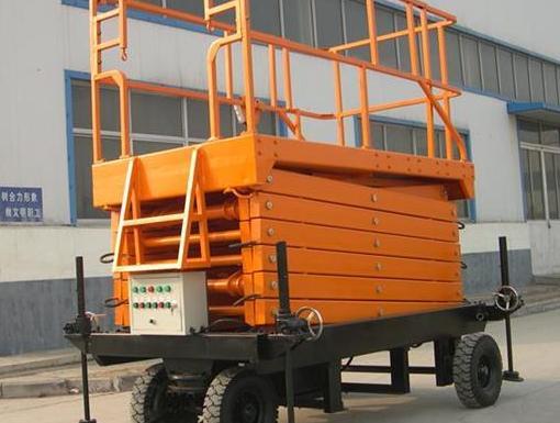 可伸縮臺(tái)面升降臺(tái)，有著較高的承載能力